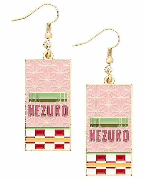 Flash Sale π Nezuko Dangle Earrings - Demon Slayer π 3 Flash Sale π Nezuko Dangle Earrings - Demon Slayer π