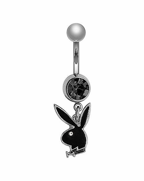 Cheap βοΈ Glow in the Dark Black CZ Playboy Belly Ring - 14 Gauge π 3 Cheap βοΈ Glow in the Dark Black CZ Playboy Belly Ring - 14 Gauge π