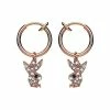 Flash Sale ✔️ CZ Rose Goldplated Playboy Fake Dangle Earrings 😀 -Playboy Shop 03970126 a