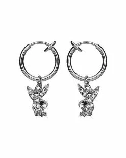 Coupon 🤩 Cluster CZ Playboy Fake Dangle Earrings ⭐