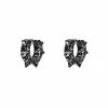 Budget π Black Splatter Spike Huggie Hoop Earrings- 18 Gauge π 2 Budget π Black Splatter Spike Huggie Hoop Earrings- 18 Gauge π -Playboy Shop 03975745 a
