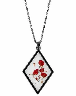 Cheapest 😍 Diamond Shaped Flower Necklace ❤️