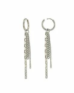 Wholesale 🎁 Multi-Chain Dangle Huggie Hoop Earrings - 18 Gauge 🧨 -Playboy Shop 03975851 b