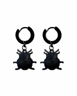 Hot Sale 👍 Beetle Dangle Huggie Earrings - 18 Gauge 🔥 -Playboy Shop 03976503 b