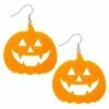 Promo 🧨 Orange Pumpkin Dangle Earrings - 18 Gauge 👏