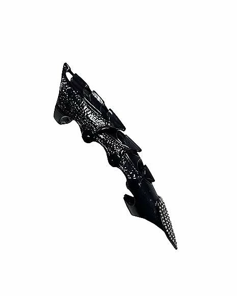 Outlet π Cluster CZ Black Finger Armor π 4 Outlet π Cluster CZ Black Finger Armor π - Image 2