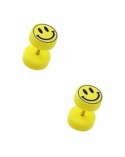 Best Sale π Smiley Face Fake Plugs - 18 Gauge β 8 Best Sale π Smiley Face Fake Plugs - 18 Gauge β -Playboy Shop 03977394 c