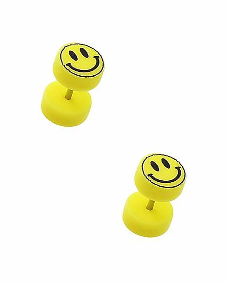 Best Sale π Smiley Face Fake Plugs - 18 Gauge β 5 Best Sale π Smiley Face Fake Plugs - 18 Gauge β - Image 3
