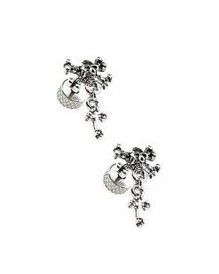 Best deal 🧨 Skull and Crossbones Cross Dangle Fake Plugs - 18 Gauge 👏 -Playboy Shop 03977410 b