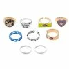 Promo 🧨 Multi-Pack Dump Him Heart Rings - 9 Pack 🛒 -Playboy Shop 03978343 a