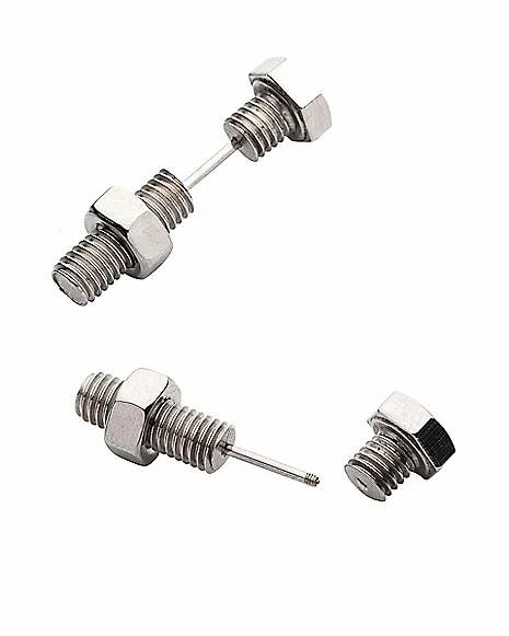 Brand new π Nut and Bolt Fake Taper Earrings - 18 Gauge βοΈ 4 Brand new π Nut and Bolt Fake Taper Earrings - 18 Gauge βοΈ - Image 2