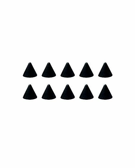 New ⭐ Multi-Pack Black Spike Stick-On Stud Earrings - 10 Pack ⭐ 3 New ⭐ Multi-Pack Black Spike Stick-On Stud Earrings - 10 Pack ⭐