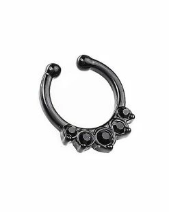 Promo π Black CZ Fake Septum Ring π₯ 8 Promo π Black CZ Fake Septum Ring π₯ -Playboy Shop 03980034 c