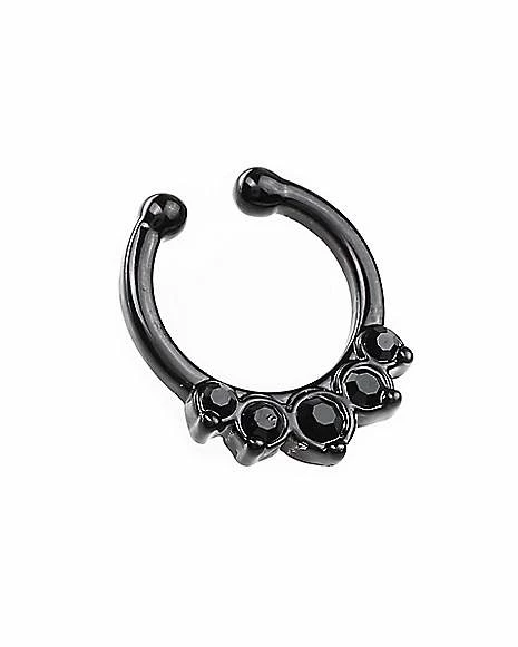 Promo π Black CZ Fake Septum Ring π₯ 5 Promo π Black CZ Fake Septum Ring π₯ - Image 3
