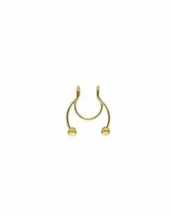Deals 👏 Gold Plated Faux Horseshoe Septum Ring 🧨