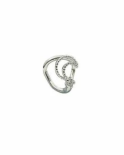 Best deal 💯 CZ Silvertone Moon Ear Cuff 🥰