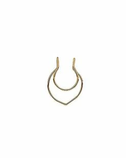 New 😍 Gold Plated Faux Septum Ring 👍
