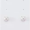 Best Pirce 🔔 Pearl Birthstone Stud Earrings - 20 Gauge 🥰 -Playboy Shop 03980703 a