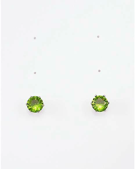 Discount π Peridot Semi-Precious August Birthstone Stud Earrings π 3 Discount π Peridot Semi-Precious August Birthstone Stud Earrings π