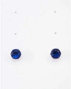 Best deal ❤️ Sapphire Semi-Precious September Birthstone Stud Earrings 😉