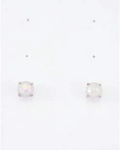 Best Sale 🌟 Opal Semi-Precious October Birthstone Stud Earrings 🎉