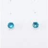Buy ✨ Topaz Semi-Precious November Birthstone Stud Earrings ✨ -Playboy Shop 03980760 a