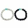Top 10 π Multi-Pack White Marbled and Black Beaded Bracelets - 2 Pack β 2 Top 10 π Multi-Pack White Marbled and Black Beaded Bracelets - 2 Pack β -Playboy Shop 03980794 a