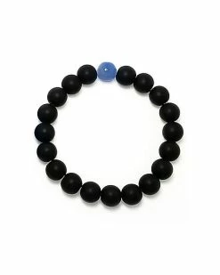 Cheap π Black and Light Blue Long Distance Beaded Bracelets - 2 Pack β 7 Cheap π Black and Light Blue Long Distance Beaded Bracelets - 2 Pack β -Playboy Shop 03980802 c