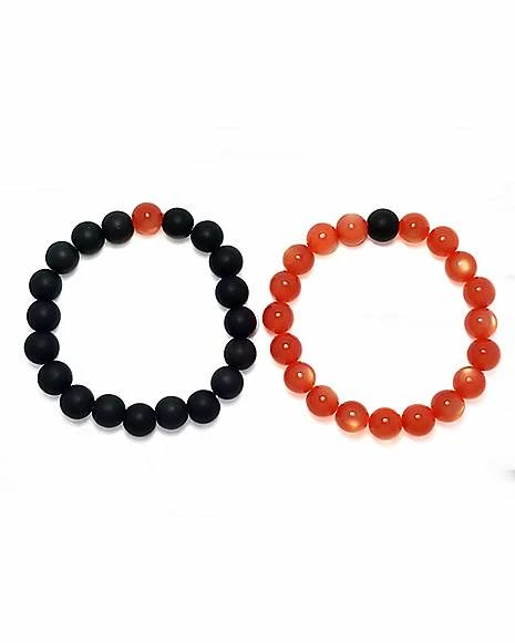 New βοΈ Multi-Pack Black and Orange Beaded Bracelets - 2 Pack π 3 New βοΈ Multi-Pack Black and Orange Beaded Bracelets - 2 Pack π