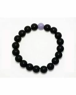 New ⭐ Multi-Pack Black and Purple Beaded Bracelets - 2 Pack ⭐ -Playboy Shop 03980828 c