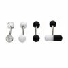 Best Pirce ✔️ Multi-Pack Black and White Pill Barbells 4 Pack - 14 Gauge ✔️