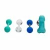 New 💯 Multi-Pack Penis Teal White and Blue Barbells 4 Pack - 14 Gauge 🤩 -Playboy Shop 03981032 a