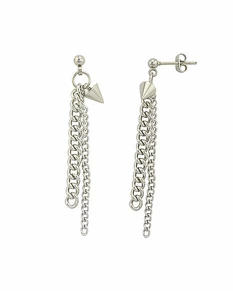 Brand new π Spike Chain Dangle Stud Earrings π€© 3 Brand new π Spike Chain Dangle Stud Earrings π€©