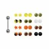 Best Sale 💯 Multi-Pack Barbell with Extra Balls 12 Pairs - 14 Gauge ⌛ -Playboy Shop 03981867 a