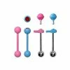 Best reviews of ✔️ Multi-Pack CZ Lollipop Barbells 4 Pack - 14 Gauge 😉 -Playboy Shop 03981883 a
