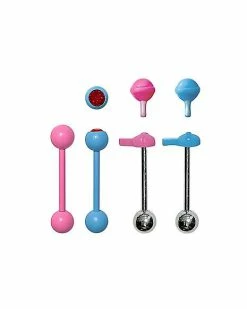 Best reviews of ✔️ Multi-Pack CZ Lollipop Barbells 4 Pack - 14 Gauge 😉