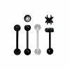 New 🎉 Multi-Pack CZ Spider Barbells 4 Pack - 14 Gauge ⭐ -Playboy Shop 03981909 a