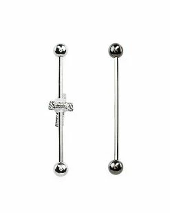 Hot Sale β Multi-Pack Stud Cross Industrial Barbells 2 Pack - 14 Gauge π 9 Hot Sale β Multi-Pack Stud Cross Industrial Barbells 2 Pack - 14 Gauge π -Playboy Shop 03982246 d
