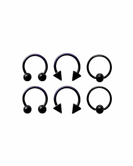 Cheap β€οΈ Multi-Pack Purple Ombre Horseshoe Rings and Captive Rings 3 Pair - 16 Gauge π 5 Cheap β€οΈ Multi-Pack Purple Ombre Horseshoe Rings and Captive Rings 3 Pair - 16 Gauge π - Image 3