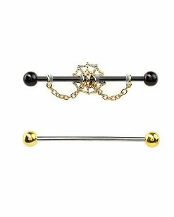 Top 10 🛒 Multi-Pack Spider Web Chain Industrial Barbells 2 Pack - 14 Gauge 😉 -Playboy Shop 03982261 d