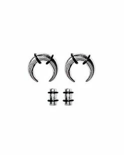 Best deal ✔️ Silvertone Pinchers and Plugs 2 Pair - 10 Gauge ✔️ -Playboy Shop 03982956 a