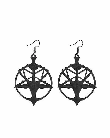 Best reviews of π€© Pentagram Baphomet Dangle Earrings π 4 Best reviews of π€© Pentagram Baphomet Dangle Earrings π - Image 2