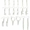 Budget ⌛ Multi-Pack Silvertone Knife Axe 🔨 Hammer Weapon Dangle Earrings - 9 Pair ❤️ -Playboy Shop 03983459 a