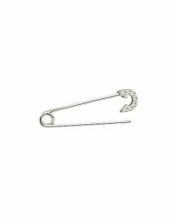 Deals ⌛ CZ Cluster Safety Pin Industrial Barbell - 14 Gauge 👍 -Playboy Shop 03983475 c