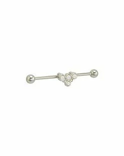 Best deal π White Opal-Effect Industrial Barbell - 14 Gauge π 5 Best deal π White Opal-Effect Industrial Barbell - 14 Gauge π -Playboy Shop 03983483 b