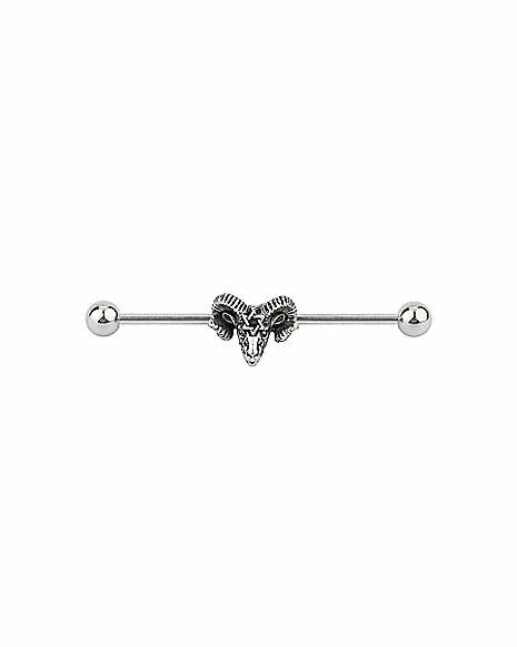 Cheap β Baphomet Industrial Barbell - 14 Gauge π― 3 Cheap β Baphomet Industrial Barbell - 14 Gauge π―