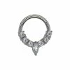 Buy 🧨 CZ Oval Hinged Septum Ring - 16 Gauge 🎉 -Playboy Shop 03983541 a