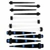 Discount π Multi-Pack Black Clear and Third Eye Tapers - 6 Pair π 2 Discount π Multi-Pack Black Clear and Third Eye Tapers - 6 Pair π -Playboy Shop 03983574 a