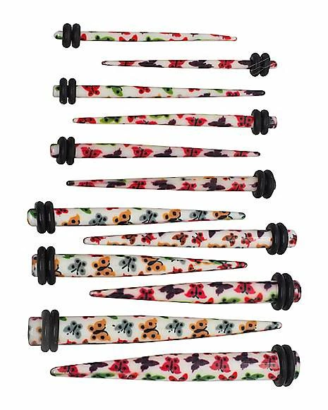 Promo π Multi-Pack Glow in the Dark Butterfly Tapers - 6 Pair π 3 Promo π Multi-Pack Glow in the Dark Butterfly Tapers - 6 Pair π