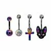 Discount π₯ Multi-Pack CZ Cat and Cross Belly Rings 4 Pack - 14 Gauge π 2 Discount π₯ Multi-Pack CZ Cat and Cross Belly Rings 4 Pack - 14 Gauge π -Playboy Shop 03983970 a